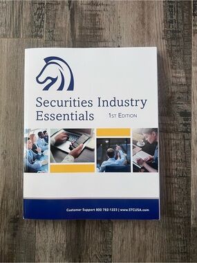 Securities Industry Essentials (SIE) 1st Edition